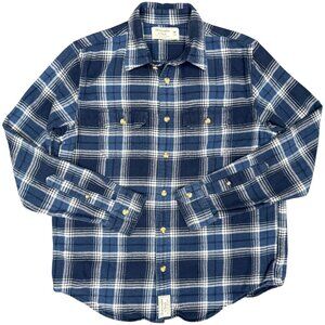 Men's‎ ABERCROMBIE & FITCH Soft AF Flannel Plaid Button Down Shirt | Size M